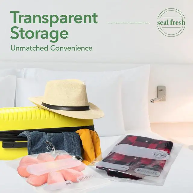 Alt view image 7 of 7 - 3 Gallon Large Plastic Storage Bags 16" x 18" (30 Count) Reusable XXL Extra Large Clear Jumbo Zip Bags with Sealable Zipper Top For Clothes, Travel, Moving