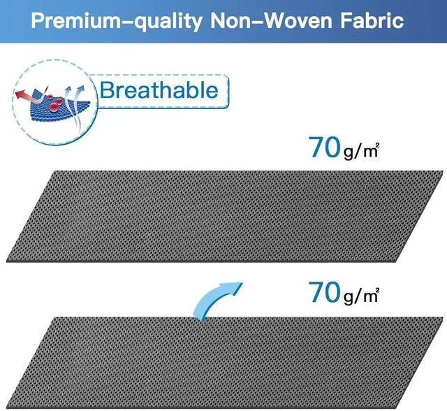 Alt view image 3 of 7 - Extra Large Blanket Storage Bags 120L 2 Pack Comforter Storage Bags with Reinforced Handles Breathable Clothes Storage Containers for King Comforter Bedding Pillow Sheet Grey