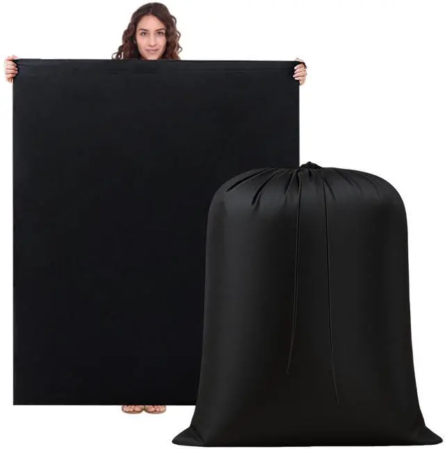 Main image of 2 Pack Clothes Storage Bag, 43" x 55" Moving Bags Heavy Duty Extra Large with Drawstring, Reusable Giant Extra Luggage Storage Bags for Luggage, Suitcase, Furniture, Chair, Kids Bike