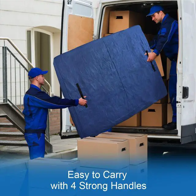 Alt view image 2 of 6 - Mattress Bags for Moving and Storage Queen Size, Waterproof Mattress Cover for Moving with Heavy Duty Handles, Strong Zipper, Reusable Mattress Storage Bag, Moving Supplies & Moving Bags