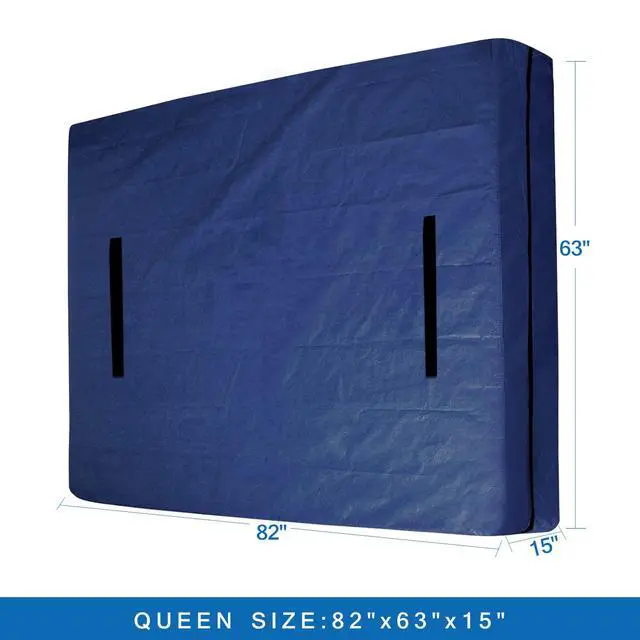Alt view image 6 of 6 - Mattress Bags for Moving and Storage Queen Size, Waterproof Mattress Cover for Moving with Heavy Duty Handles, Strong Zipper, Reusable Mattress Storage Bag, Moving Supplies & Moving Bags