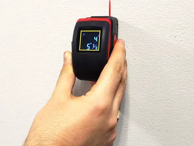 Alt view image 4 of 7 - LTM2X Laser Tape Measure 2-in-1, 65 Ft Laser Measure and 16 Ft Tape Measure with Large, Easy Read Backlit Digital Display, Red (LTM2X-RD-Q)