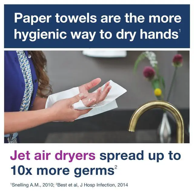 Alt view image 3 of 7 - Multifold Hand Towel White H2, Universal, 100% Recycled Fibers, 16 x 250 Towels, MB540A