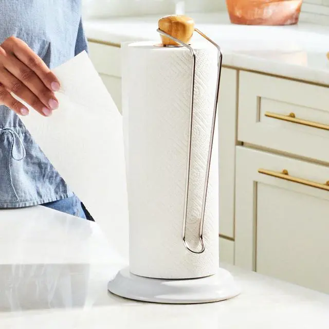 Alt view image 5 of 7 - 2-Ply Bamboo Paper Towels (12 Rolls, 140 Sheets Per Roll) FSC Certified, Highly Absorbent Select-A-Size Sheets Plastic-Free Packaging Tree-Free & Biodegradable