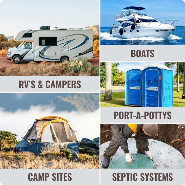 Alt view image 6 of 7 - RV Toilet Paper - 12 Pack Septic Safe Toilet Paper 2-Ply Quick Dissolving Camper Tissue Paper Septic Safe to Prevent Clogs - Perfect for Automotive RVs, Septic Tank Systems, Boats, and Camping