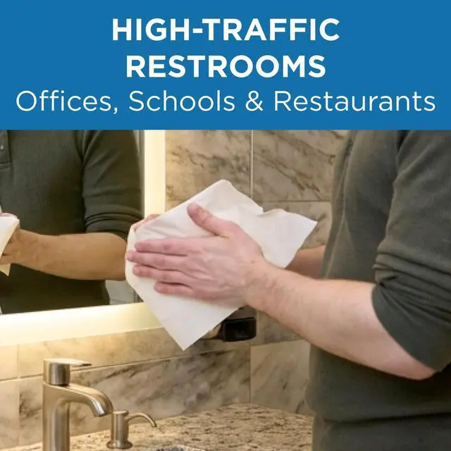 Alt view image 4 of 7 - Pacific Blue Basic by Georgia-Pacific PRO C-Fold Paper Towels, White, 10.1 x 12.7 (LxW), 240 Towels Per Pack, 10 Packs Per Case, 20603
