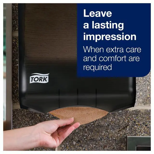 Alt view image 4 of 7 - Multifold Hand Towel, Natural, 100% recycled, FSC certified, Compatible with H2 Dispensers, 16 packs x 250 sheets (MK520A)