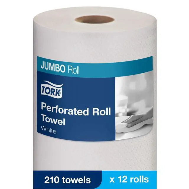 Alt view image 2 of 7 - Universal Perforated Towel Roll, Two-Ply, 11 x 9, White, 210/Roll
