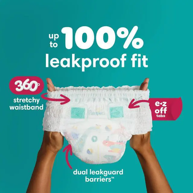 Alt view image 2 of 7 - Diapers - Cruisers 360 - Size 5, 128 Count, Babyproof up to 100% Leakproof Pull-On Diaper