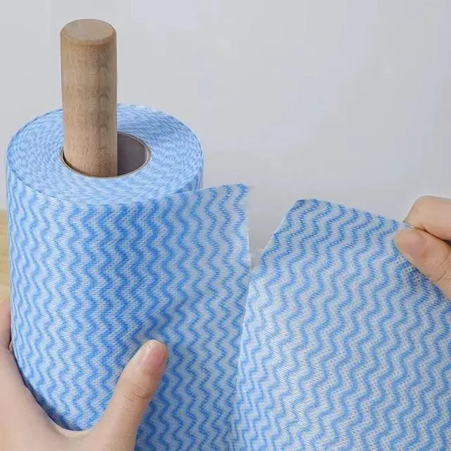Alt view image 5 of 7 - Sheet Disposable Cleaning Cloths Disposable Dish Cloths Paper Towels Reusable Household Cleaning Towel 2 Rolls