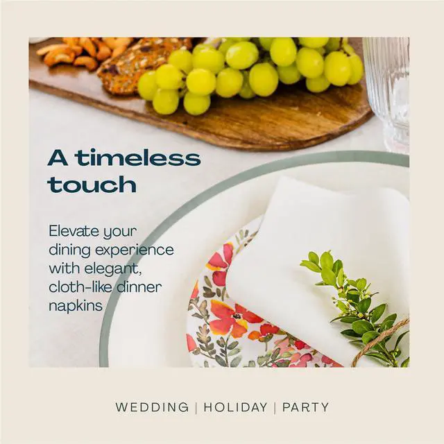Alt view image 4 of 7 - 100-Pack Disposable Guest Towel Paper Napkin - 12" x 17" Disposable Cloth-Like Guest Towels - Soft And Absorbent Tissue Paper For Bathroom, Kitchen Or Event