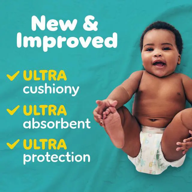Alt view image 2 of 7 - Diapers - Baby Dry - Size 2, 112 Count, Absorbent Disposable Infant Diaper (Packaging May Vary)
