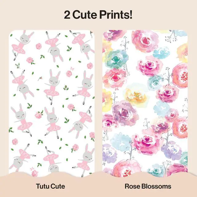 Alt view image 4 of 7 - Comfort Dry Disposable Daytime Diapers for Sensitive Skin, Hypoallergenic, Rose Blossom + Tutu Cute, Club Box Size 1 (814 lbs), 78 Count