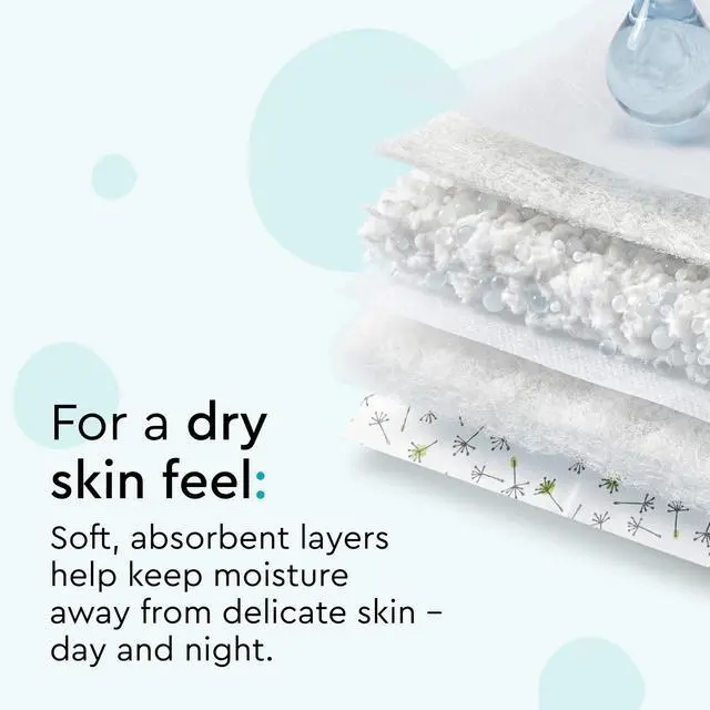 Alt view image 5 of 7 - Disposable Baby Diapers, Size 3 (13+ lbs), 87 Count, Absorbent Leak Protection, Ultra Soft, Sensitive Skin, Hypoallergenic, Fragrance-Free, Dermatologist Tested