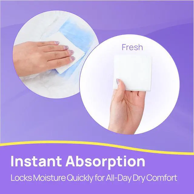 Alt view image 7 of 7 - Ultra Thin Incontinence Underwear for Women, High Absorbency & Super Soft Postpartum Diapers, Disposable Adult Pull Ups, Unscented, Small/Medium, 20 Count