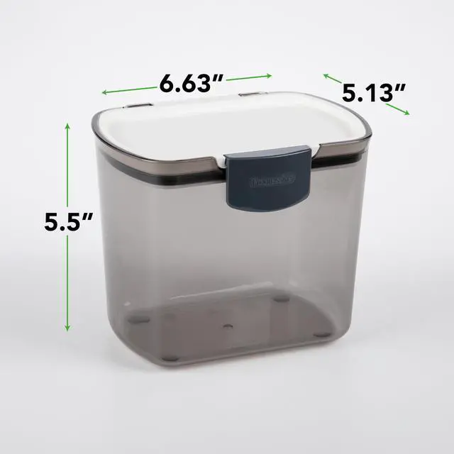 Alt view image 2 of 2 - 1.5-Quart Coffee Storage Container with Scoop Tinted, Airtight Plastic