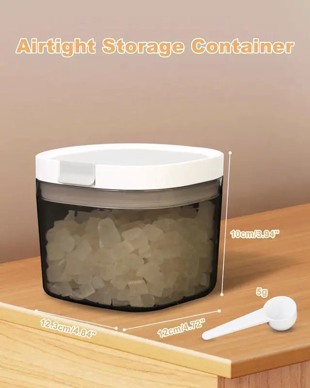 Alt view image 4 of 7 - Airtight Coffee Storage Container with Magnetic Scoop, 0.7 Qt Coffee Bean and Ground Coffee Canister, Durable, Keeps Coffee Fresh & Dry, Easy to Clean