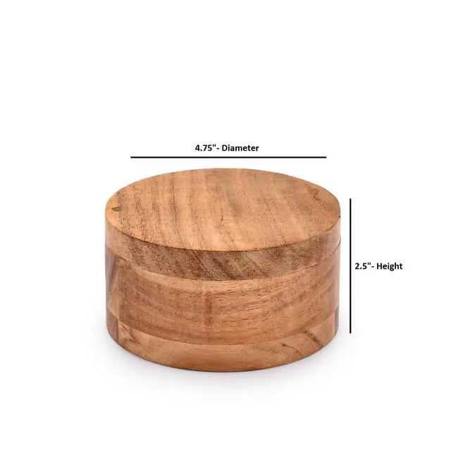 Alt view image 6 of 6 - Salt and Pepper - 2 Compartment Swivel Lid with Magnet to Keep Dry Kitchen Seasonings Storage Containers (4.75" x 4.75" x 2.5")