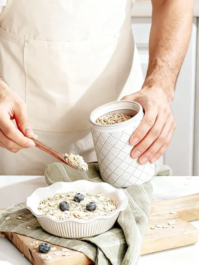 Alt view image 4 of 7 - Small Canisters Sets for the Kitchen, 18 oz Sugar Coffee Tea Storage Containers, Ceramic Kitchen Canisters for Countertop Set of 4 with Airtight Lids and Teaspoons