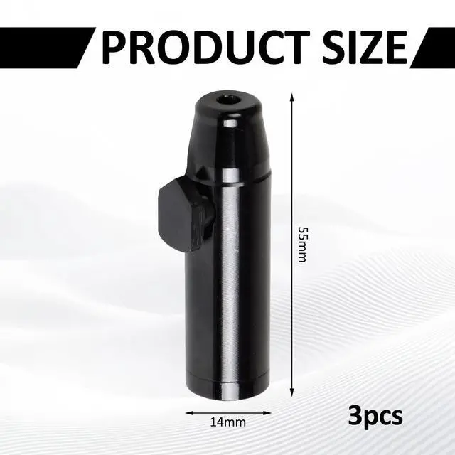 Alt view image 2 of 7 - 3 Pack Metal Spice Dispenser, Portable Mini Leakproof Food Shaker, Waterproof outdoor Pepper Camping Spice Black Container,Salt Shaker for Travel Cooking Various Seasoning Needs