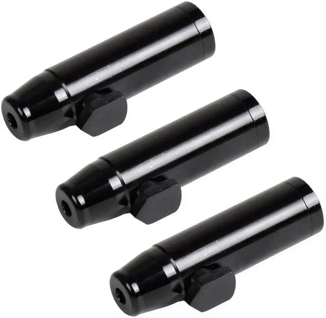 Main image of 3 Pack Metal Spice Dispenser, Portable Mini Leakproof Food Shaker, Waterproof outdoor Pepper Camping Spice Black Container,Salt Shaker for Travel Cooking Various Seasoning Needs