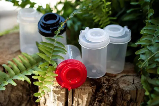 Alt view image 3 of 7 - Salt and Pepper Shakers Moisture Proof Set, Perfect to go Camping Picnic Outdoors Kitchen Lunch Boxes Travel Spice Set Clear with Black Lids Plastic Airtight Jar Dispenser 5 small