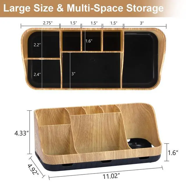 Alt view image 7 of 7 - Bathroom Organizers and Storage - Detachable 7 Slots Kids Electric Toothbrush and Toothpaste Holde Drainage for Bathroom Accessories Organization Counter Vanity Storage