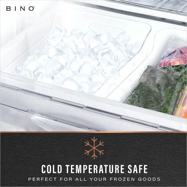 Alt view image 6 of 7 - | Plastic Storage Bins, Large - 2 Pack, Clear | THE SOHO COLLECTION | Pantry Organizers and Storage Containers | Fridge Organizer Bins | Kitchen Cabinet Organizer | Medicine Cabinet Bin