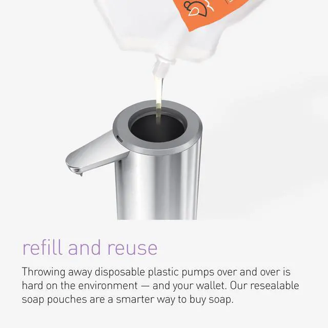 Alt view image 7 of 7 - Lavender Mint Dish Soap Refill Pouch, 34 Fl Oz.