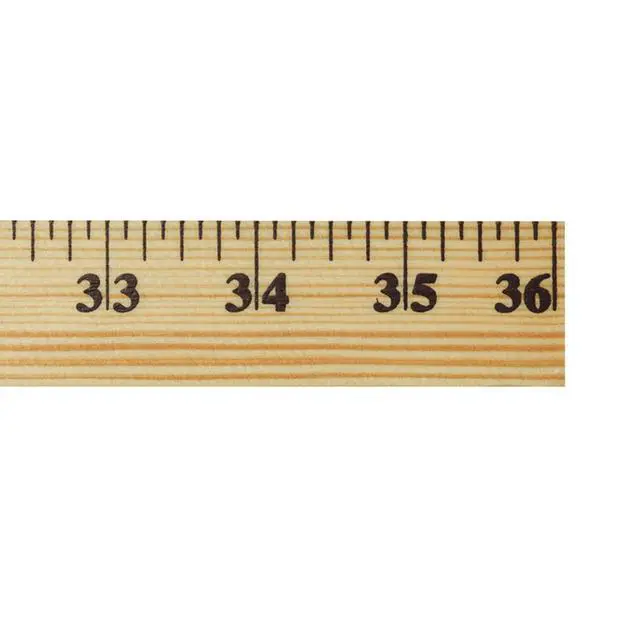 Alt view image 6 of 6 - Wood Yardstick, 36"
