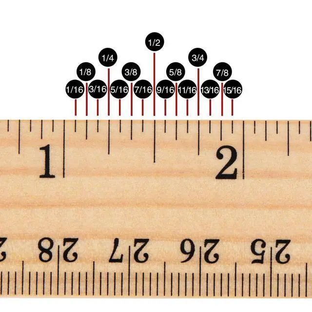 Alt view image 3 of 7 - eBoot 12 Pack Wood Rulers Dual Scale Student School Ruler 12 Inch/30 cm