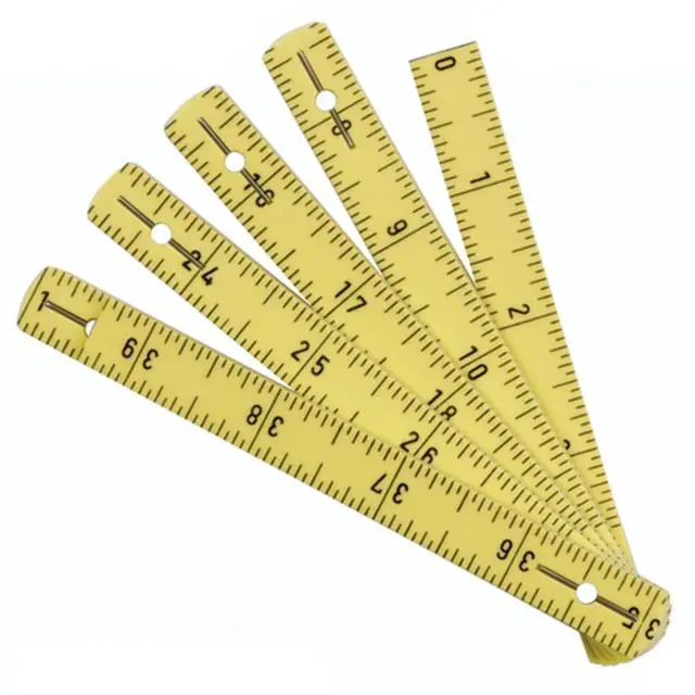 Main image of 61601 MaxiFlex Fiberglass Reinforced Folding Ruler, Assorted Colors, Yellow
