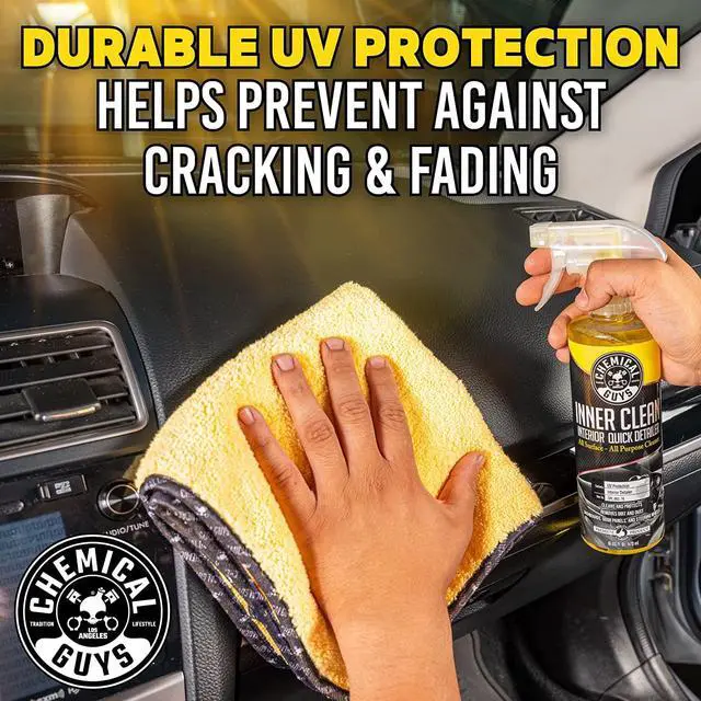 Alt view image 3 of 7 - InnerClean Quick Detailer with Pineapple Scent, High Performance Interior and Dashboard Cleaner, Dust Repellent, Easy to Use Non Greasy Formula, 32 fl oz