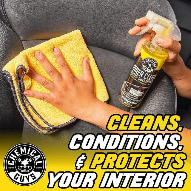 Alt view image 4 of 7 - InnerClean Quick Detailer with Pineapple Scent, High Performance Interior and Dashboard Cleaner, Dust Repellent, Easy to Use Non Greasy Formula, 32 fl oz
