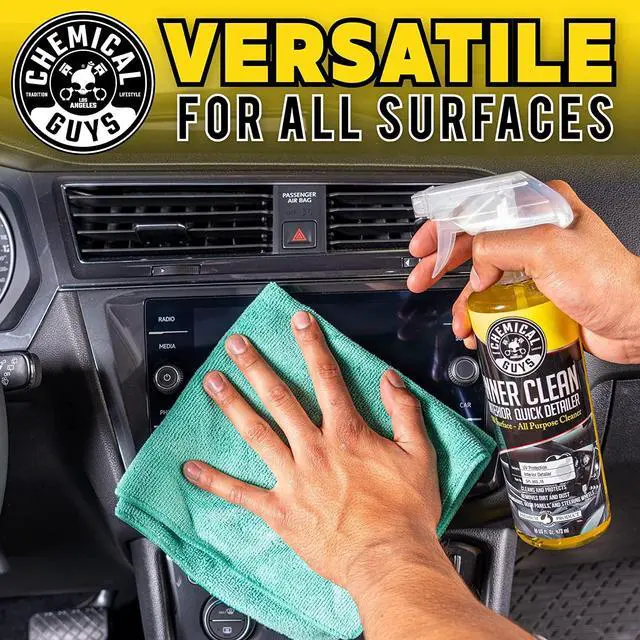 Alt view image 6 of 7 - InnerClean Quick Detailer with Pineapple Scent, High Performance Interior and Dashboard Cleaner, Dust Repellent, Easy to Use Non Greasy Formula, 32 fl oz