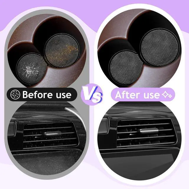 Alt view image 5 of 7 - Car Cleaning Gel Car Cleaning Putty Car Putty Car Interior Cleaner Car Slime Car Detailing Kit Car Accessories Gifts for Men Women Stocking Stuffers Purple