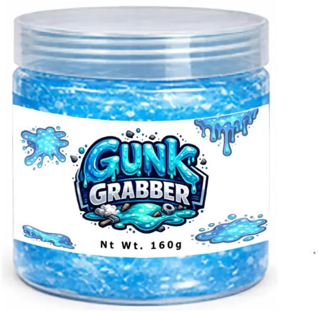 Main image of Gunk Grabber Car Cleaning Gel Reusable Detail Slime Putty for Car Interior, Air Vents, Dashboard & Cup Holders Dust Cleaning Gel for Keyboard, Electronics & Office Non-Sticky Auto Detailing Tool