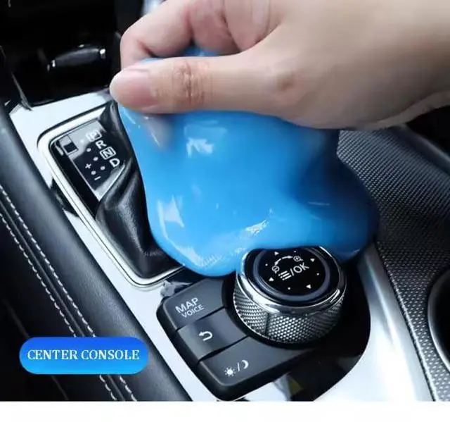 Alt view image 6 of 6 - Gunk Grabber Car Cleaning Gel Reusable Detail Slime Putty for Car Interior, Air Vents, Dashboard & Cup Holders Dust Cleaning Gel for Keyboard, Electronics & Office Non-Sticky Auto Detailing Tool