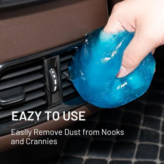 Alt view image 2 of 6 - Car Cleaning Gel for Car Detailing Cleaning Car Cleaning Putty Universal Car Cleaning Tools Car Slime Cleaner Dust Cleaning Gel Car Accessories Keyboard Cleaner Supplies