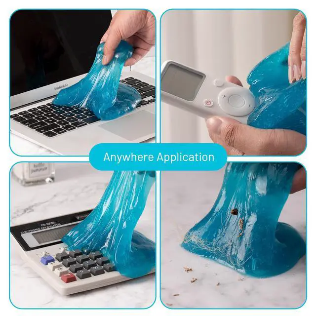 Alt view image 5 of 6 - Car Cleaning Gel for Car Detailing Cleaning Car Cleaning Putty Universal Car Cleaning Tools Car Slime Cleaner Dust Cleaning Gel Car Accessories Keyboard Cleaner Supplies