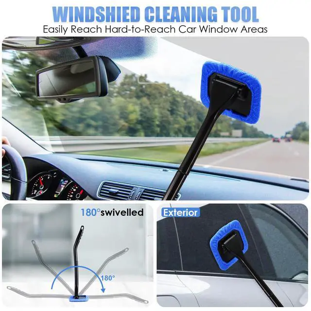 Alt view image 3 of 7 - Car Cleaning Kit, Car Interior Detailing Kit with High Power Handheld Vacuum, Detailing Brush Set, Windshield Cleaner, Cleaning Gel, Complete Auto Accessories for Men, Women