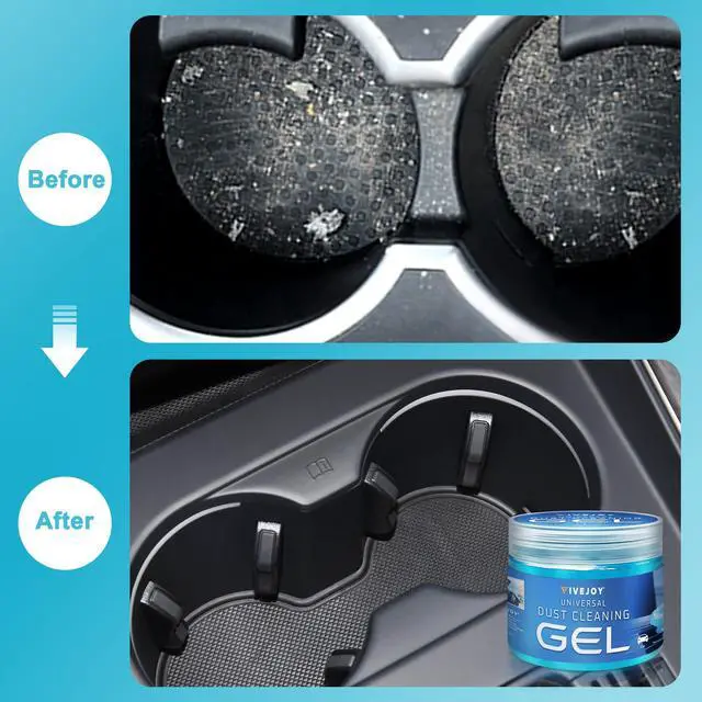 Alt view image 3 of 7 - Universal Car Cleaning Gel Detailing Putty, Car Goop Cleaner Car Interior Cleaner Putty, (Blue, 4Pack (22.4oz)), KC-245
