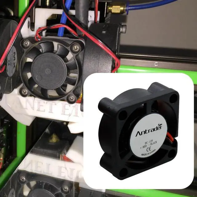 Alt view image 3 of 7 - 3-Pack 12V 0.1A 2Pin 25mm x25mm x10mm DC Small Mini Brushless Cooling Fan