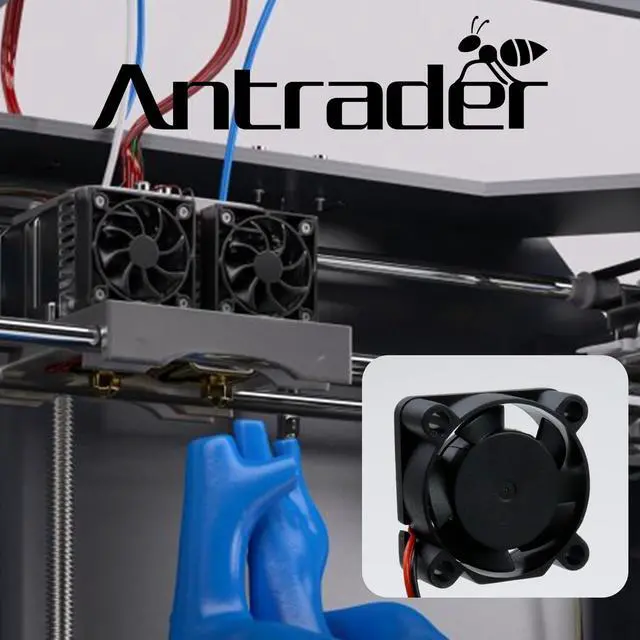 Alt view image 4 of 7 - 3-Pack 12V 0.1A 2Pin 25mm x25mm x10mm DC Small Mini Brushless Cooling Fan