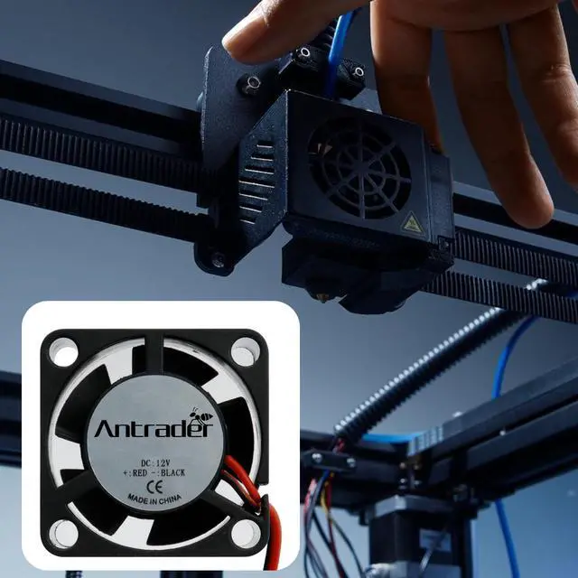 Alt view image 5 of 7 - 3-Pack 12V 0.1A 2Pin 25mm x25mm x10mm DC Small Mini Brushless Cooling Fan