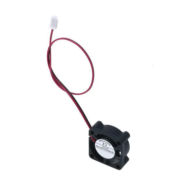 Alt view image 7 of 7 - 3-Pack 12V 0.1A 2Pin 25mm x25mm x10mm DC Small Mini Brushless Cooling Fan