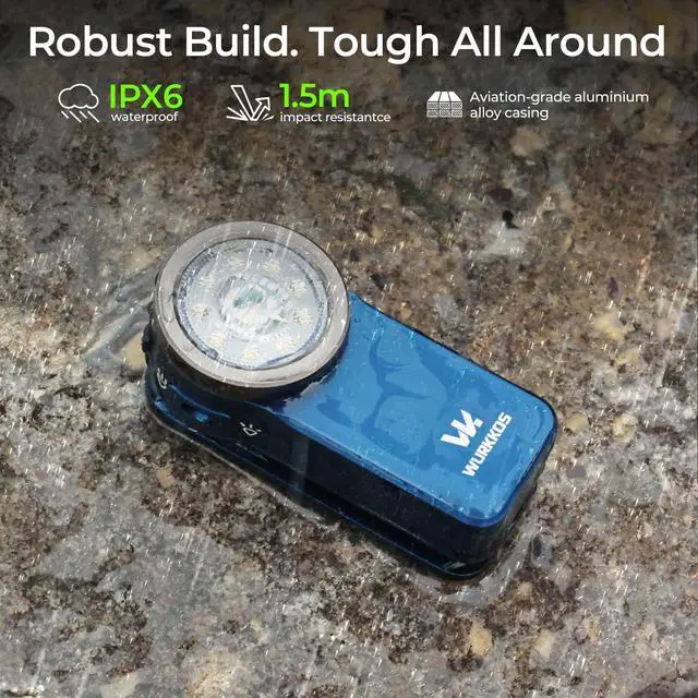 Alt view image 3 of 7 - HD03 EDC Flashlight Rechargeable Clip-on Light 90 High CRI