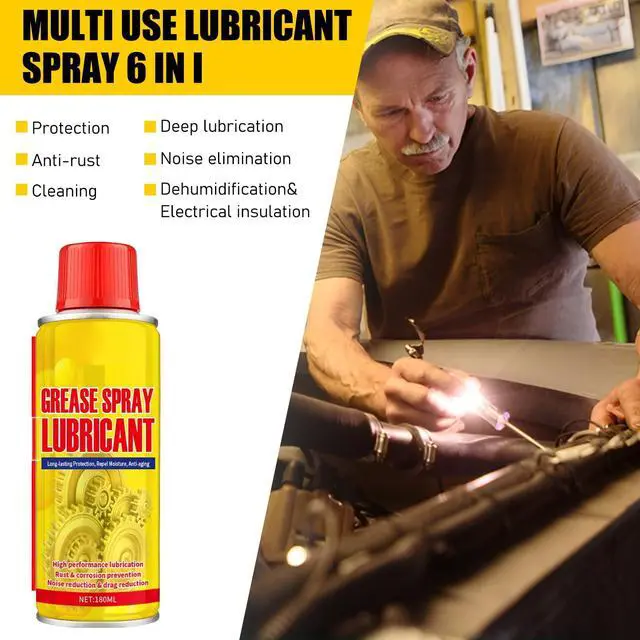 Alt view image 5 of 7 - Anti Rust Remover Lubricant Spray,Rust Remover for Metal,Multi-Purpose Penetrating Oil for Protect & Restore,Fast-Acting Lubricant Rust Dissolver for Vehicles, Tools, Chains, Bolts and Hinges