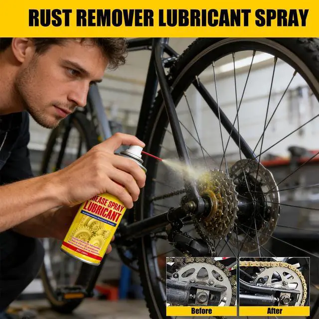 Alt view image 6 of 7 - Anti Rust Remover Lubricant Spray,Rust Remover for Metal,Multi-Purpose Penetrating Oil for Protect & Restore,Fast-Acting Lubricant Rust Dissolver for Vehicles, Tools, Chains, Bolts and Hinges