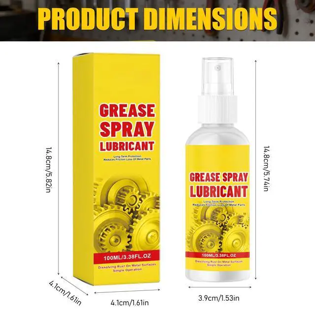 Alt view image 6 of 7 - 2Pcs Anti-Rust Lubricant Spray & Rust Remover, Rust Remover Spray for Metal, Multi-Purpose Fast-Acting Powder Remover Sprays for Vehicles, Tools, Chains